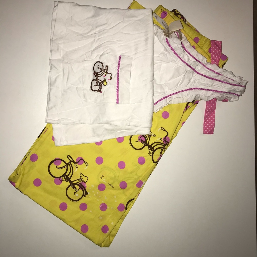 Munki Munki 2pc pj tank and bottoms “bicycles” NWT